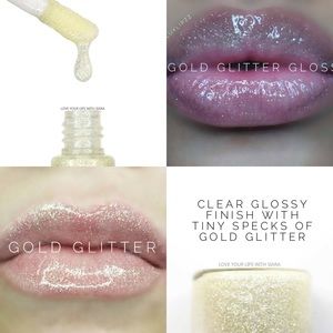 Gold Glitter Gloss LipSense